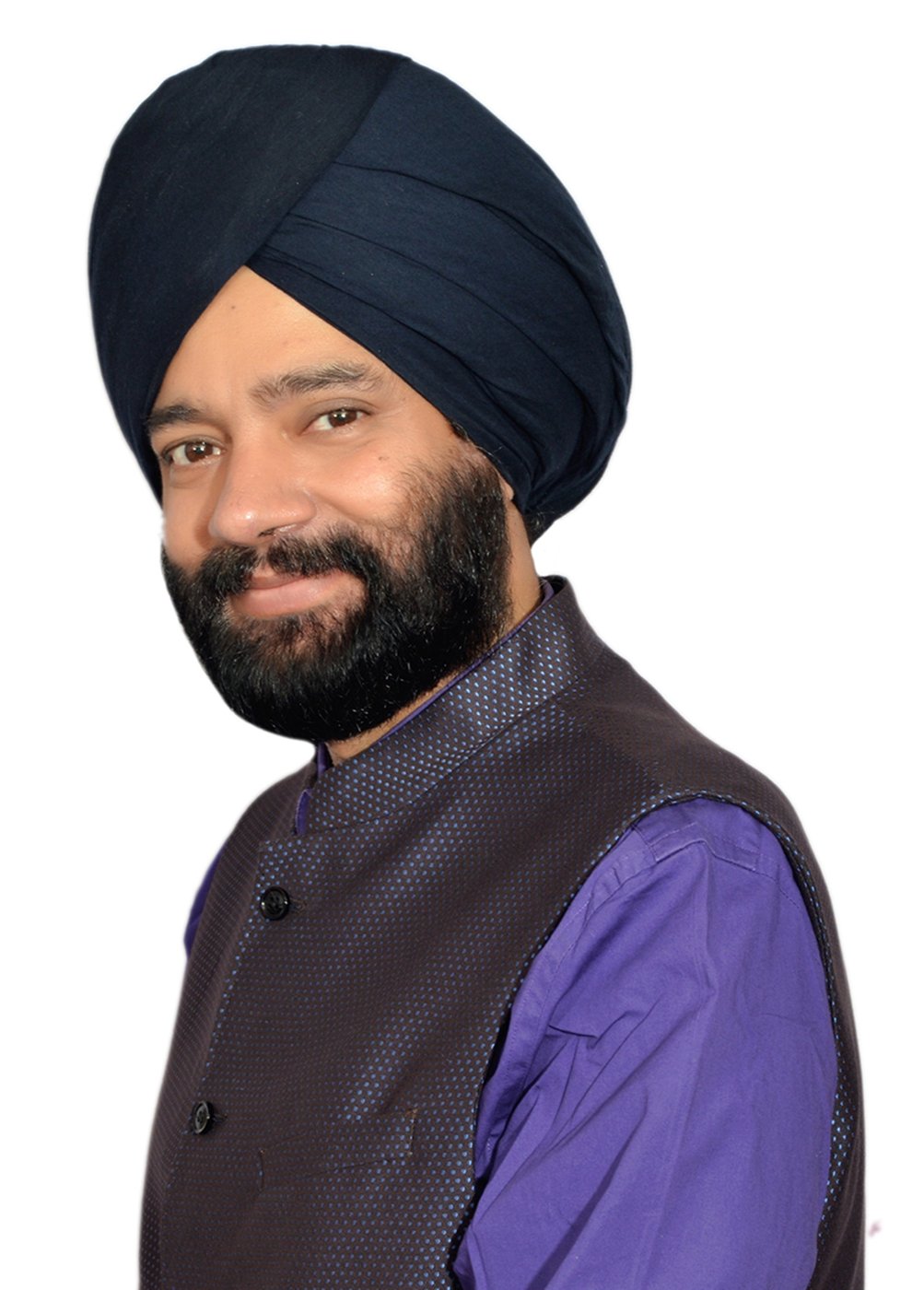 Portrait of Harjeet Khanduja smiling