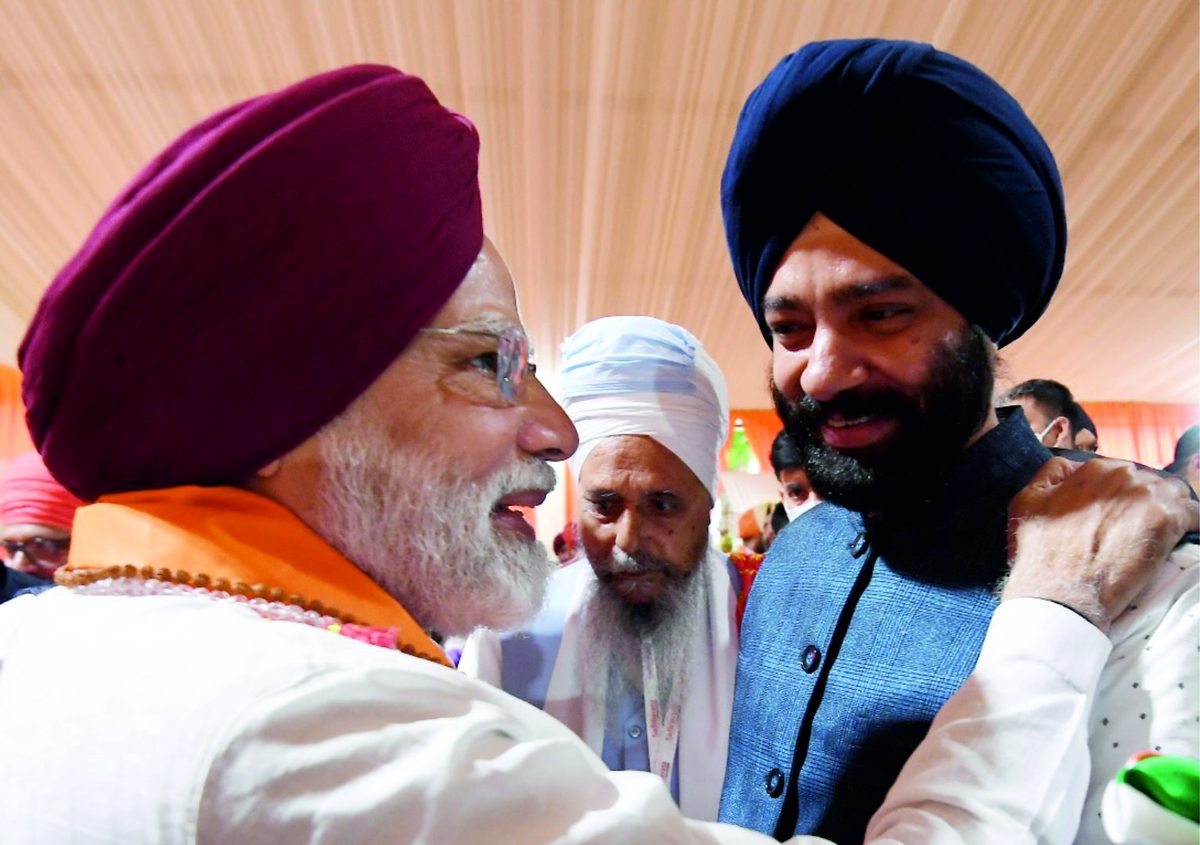 Harjeet with Prime Minister Narendra Modi